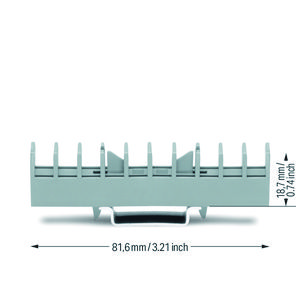 Verzameldrager bruggen grijs 282-369 VVE=25