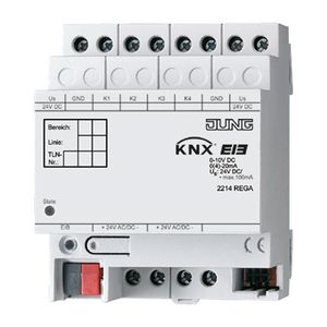 Analoge ingang 4-voudig KNX