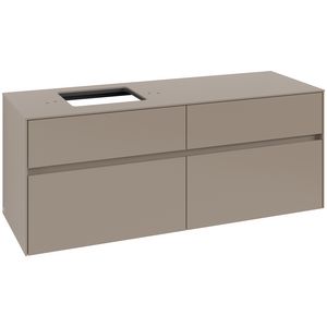 Wastafelonderkast Collaro 1400x548x500mm Taupe C132B0VM