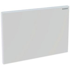 Afdekplaat Sigma-12 en 8cm kunststof gl.chroom