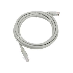 Patchkabel 2mtr. RJ45 8(8) cat.6 U/UTP Grijs