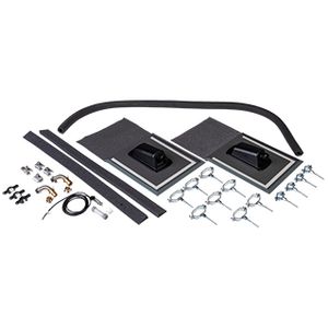 Dakdoorvoerset tbv zonnecollectoren met leegloopsysteem