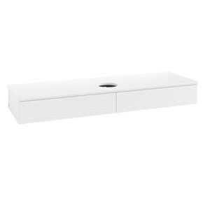 Wastafelonderkast Antao 1600x190x500mm White Matt Lacquer K14110MT