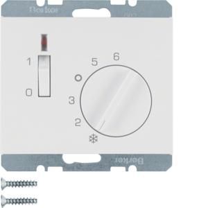 Thermostaat 24V verbreekcontact berker K.1/K.5 polarwit