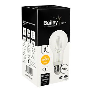 LED-lamp A60 Sensor FIL Motion E27 5W 48W 600lm 827 helder