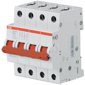 Lastscheider schakelaar rood 4P 40A 440VAC AC-23A 25 kA