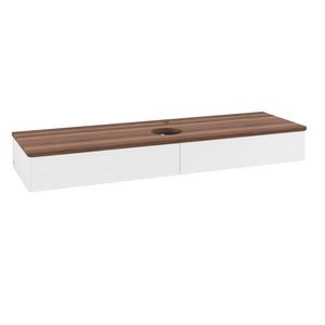 Wastafelonderkast Antao 1600x190x500mm White Matt Lacquer K14152MT
