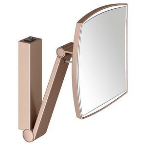 Cosmeticaspiegel wandmodel/vierk/verl/wipsch/rood goud geborsteld