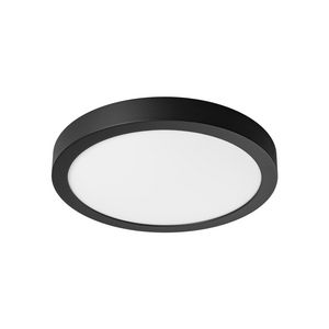 Opbouwarmatuur LED Pro-Ceiling zwart Ø420mm H=48mm max. 40W IP40 sensor