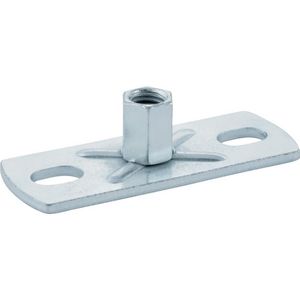 Bevestigingsplaat met moer M8 / M10