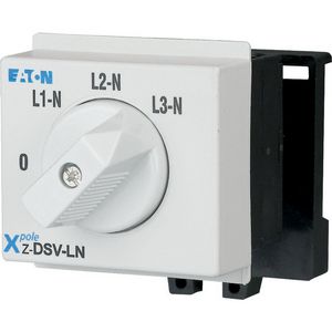 Draaischakelaar, 20A, voltmeter, 0 - L1-N - L2-N - L3-N Eaton