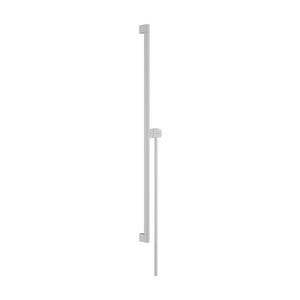 Unica glijstang S Puro 90cm met easy slide handdouchehouder en Isiflex doucheslang 1600mm mat wit