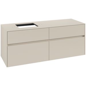 Wastafelonderkast Collaro 1400x548x500mm Cashmere Grey C13200VN