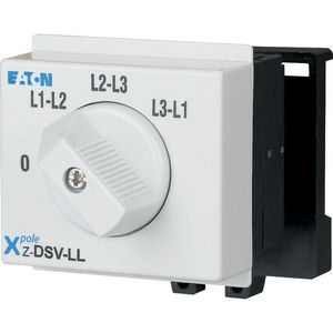 Draaischakelaar, 20A, voltmeter, 0 - L1-L2 - L2-L3 - L3-L1 Eaton