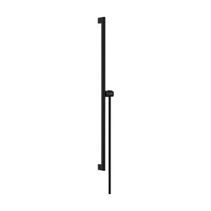 Unica glijstang S Puro 90cm met easy slide handdouchehouder en Isiflex doucheslang 1600mm mat zwart