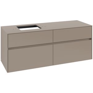 Wastafelonderkast Collaro 1400x548x500mm Taupe C13200VM