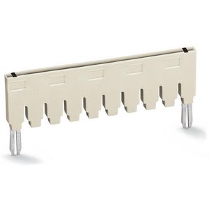 Brug van 1 naar 10 geisoleerd lichtgrijs VVE=25
