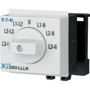 Draaischakelaar, 20A, voltmeter, L3-L1 - L2-L3 - L1-L2 - 0 - L1-N - L2 Eaton