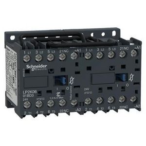 Omkeercontactor 3M HC 1V AC-3<=440V 6A Stuurspanning K