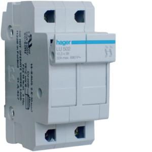 Zekeringhouder L38 2P 32 A 2 modulen VVE=6