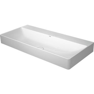 DURASQUARE #235310 wastafel 1000mm wit zonder kraangat