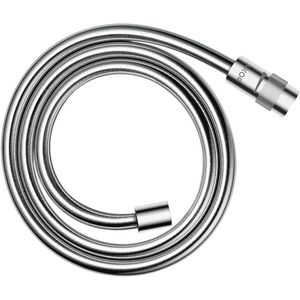 Doucheslang 1250mm met debietregeling en cilindrische moeren chroom