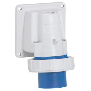 Toestelcontactstop 230V 16A 3P IP67 blauw P17 Tempra