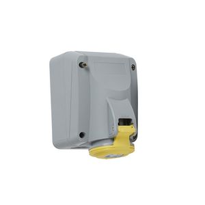 Opbouw wandcontactdoos 110V 16A 3-polig IP44 P17