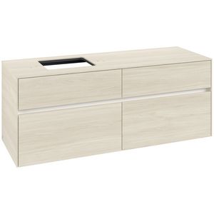 Wastafelonderkast Collaro 1400x548x500mm White Oak C13200AA