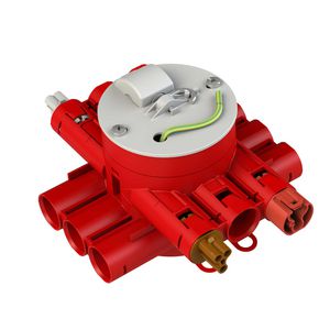 Stekerbare centraaldoos CW75-S0-brandwerend