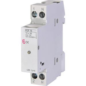 Smeltpatroonschakelaar 32A PCF10 LED 1-polig + Nul