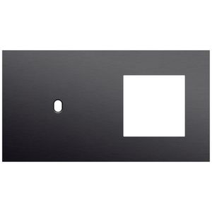 Afdekplaat 2-voud horiz. 71mm centerafst. 224-57805