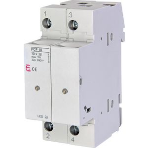 Smeltpatroonschakelaar 32A PCF10 LED 2-polig