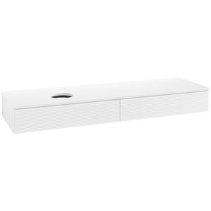 Wastafelonderkast Antao 1600x190x500mm White Matt Lacquer K15150MT
