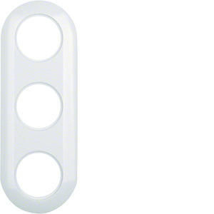 Afdekraam 3-v Serie 1930 polarwit glanzend