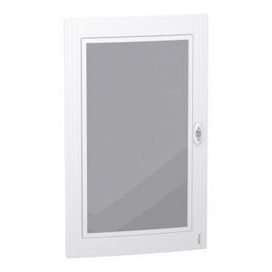 Deur PrismaSeT XS transparante voor verdeler 5 x 24 modules