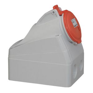Opbouw wandcontactdoos 400V 16A 4-polig IP44 P17