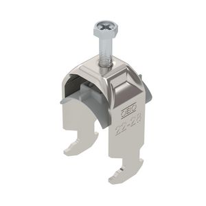 Beugelklem 2056 22-28mm rvs A2 1.4301 blank VVE=50 1186322