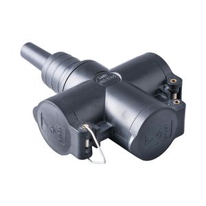 Volrubber drieweg koppelcontactstop 16A 250V kv VVE=2