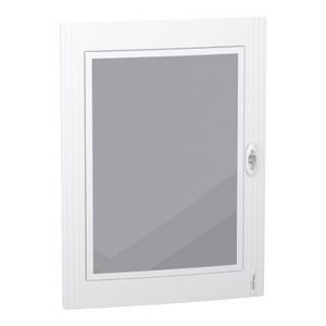 Deur PrismaSeT XS transparante voor verdeler 4 x 24 modules