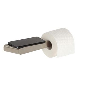 Closetrolhouder zonder klep met planchet RVS gebor. SHIFT