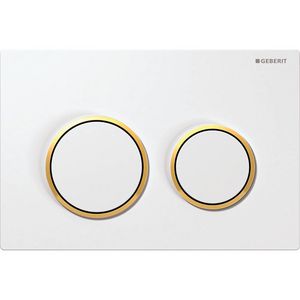 Kappa21 bedieningsplaat wit/goud/wit