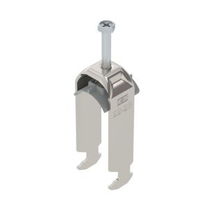 Beugelklem 2056 2-vdg 22-28mm rvs A2 1.4301 blank VVE=50