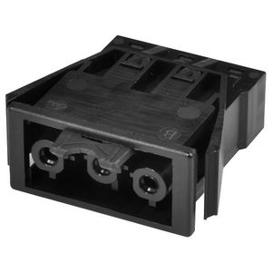 Chassisdeel 3-polig zwart vergrendeling plug-in connector VVE=10