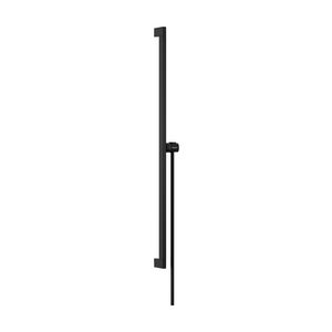 Unica glijstang E Puro 90cm met easy slide handdouchehouder en Isiflex doucheslang 1600mm mat zwart