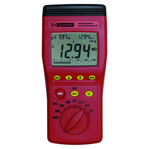Isolatieweerstandsmeter testspanning 100, 250, 500, 1000 V