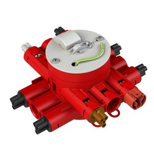 Stekerbare centraaldoos CW75-S5-brandwerend