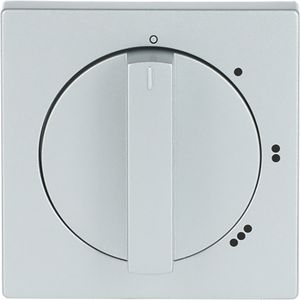 Centraalplaat v 3 standen schak 2710U f-aluzilver (2542 DR/01-83)