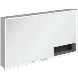 Inbouw-spiegelkast My View+ 1400x750x168mm Volcano Black