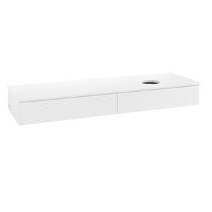 Wastafelonderkast Antao 1600x190x500mm White Matt Lacquer K16110MT